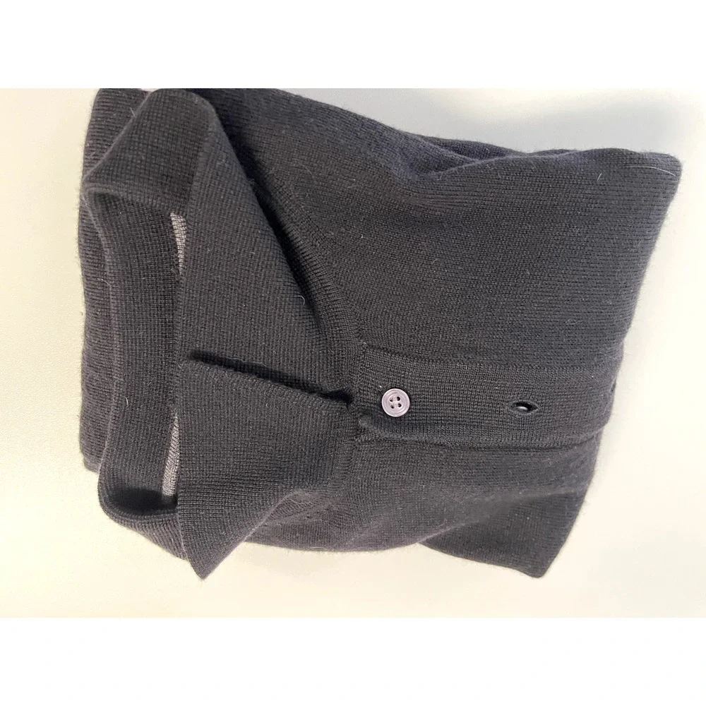 Jos.‎ A. Bank Sweater Merino Wool Large mens Black Sweatshirt